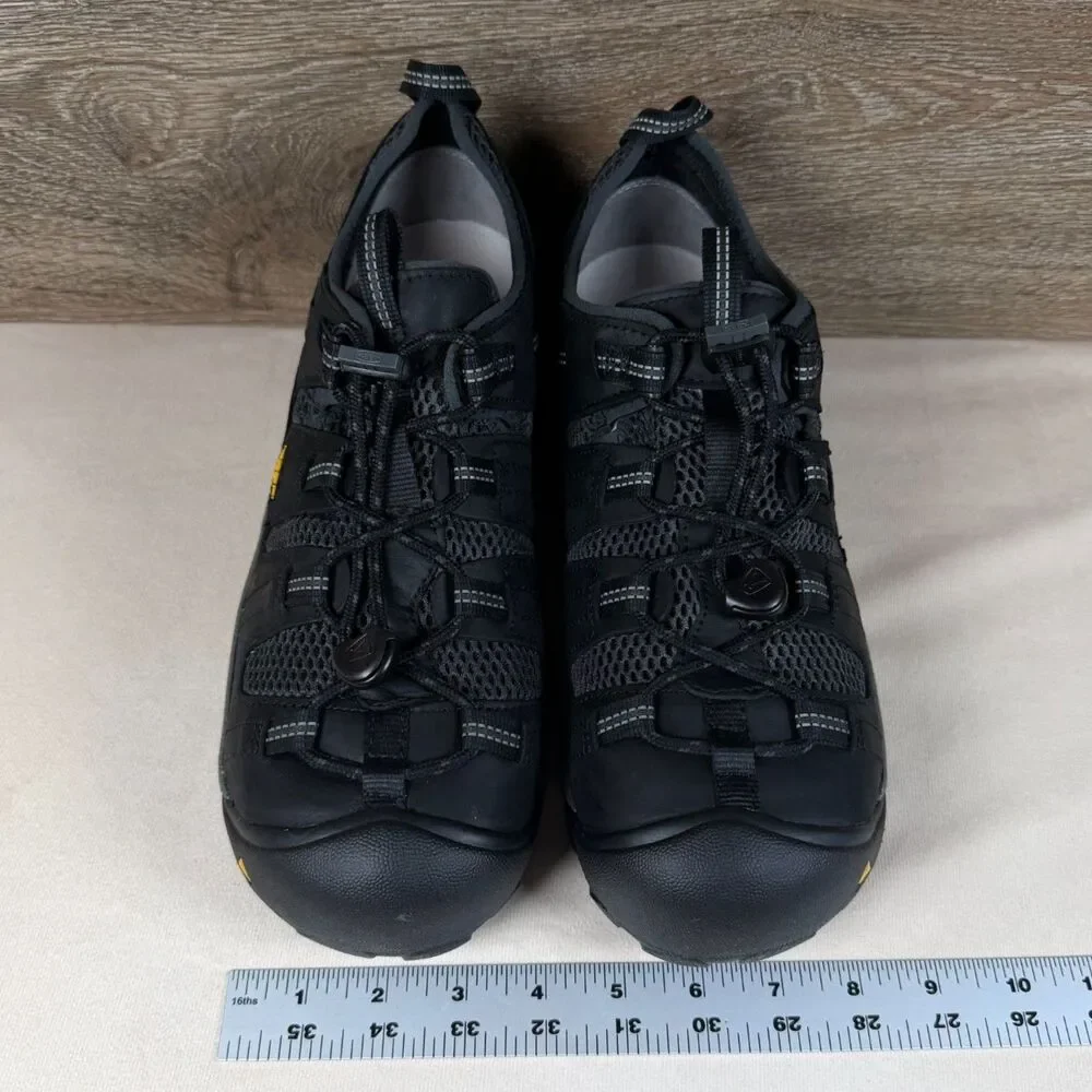 KEEN Utility Atlanta Cool Steel Toe Work Shoes Men’s 11.5 EE Wide Black NIB
